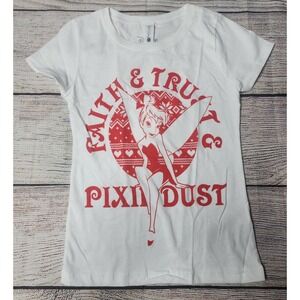 Disney faith trust and pixie dust fairy T Shirt 5/6 Small Girl